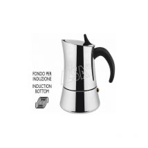Caffettiera Espresso Elly 6 Tazze per Induzione Acciaio Inox 18-10 - Ilsa