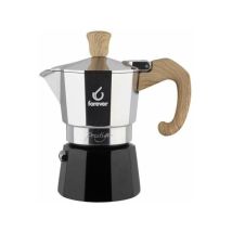 Caffettiera Miss Moka Woody Tz 2 – Alluminio, Bachelite, Silicone – Forever