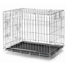 Home Kennel 109x79x71 cm Galvanized Trixie Grey