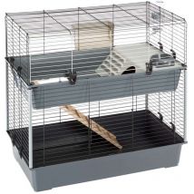 Ferplast - rabbit 100 double Cage à 2 étages pour lapins. Variante rabbit 100 double - Misure: 95 x 57 x h 93.5 cm -