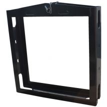 Soltec Srl - Cage porte-plaques pour plaques à installer sur camion pour plaques de 60x60 cm, (pour 2 marchepieds de 60 x 60 cm, épaisseur de 40 à 50