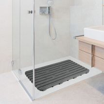Tapis De Douche Antidérapant 80 X 50 Cm – Surface En Polypropylène – Résistant À L'Eau Et Aux Uv – Épaisseur 2,59 Cm Pour Confort – Ta-tay