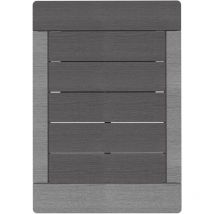 Formidra - Griglia per doccia da esterno Grigio scuro - resistente ai raggi uv, intervallo di temperatura da - 30°C a + 70°C, impermeabile - Grigio