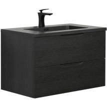 Badplaats Badmöbel Set Mit Waschbecken Und Unterschrank Cairo 80