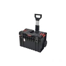 Mallette à outils 6 en 1 avec 3 compartiments de rangement, métal polypropylène SKRWQCARTONECZAPG002 - Qbrick