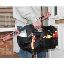 Dickie Dyer - Caisse a outils Sac de rangement Poignee transport acier et Bandouliere