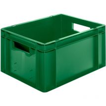La-ka-pe - Conteneur de transport gerbables L400xl300xH210 mm vert pp poignée traversante parois latérales fermées