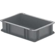 La-ka-pe - Caisse de transport 300x200x75 mm gris