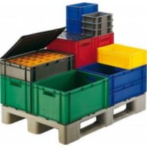 Caisse de transport 400x300x145 mm rouge