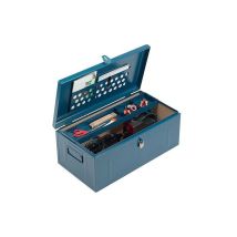Caisse de transport en métal bleu lxpxh 840x845x345 mm Multi Plus Steelbox 147