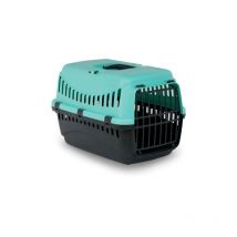 Caisse de transport Nayeco animaux de petite taille - bleue - 46x31x32cm