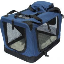 Porte-chien pliable Yatek pour les entrées latérales et supérieures avec haute visibilité, confort et sécurité pour votre animal, varios tailles