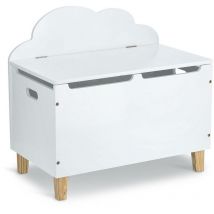 Zeller Present - Caisse en bois pour jouets cloud, banc, 60 cm
