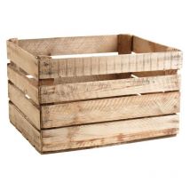 Caisse en bois rustique