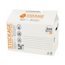 Caisse À Monter Utility Carton Renforcé , L.58 X P.40 X H.30 Cm