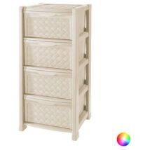 Bloc-tiroirs Tontarelli Plastique 4 tiroirs (38,5 x 39 x 82,5 cm) Blanc
