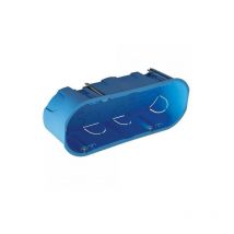 Caisson modulaire encastré pour plaques de plâtre 6/7 places avec inserts en fer 2xØ68 IP20 Faeg FG10257