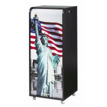 M&s - Caisson de Bureau Mobile Noir 108 cm - Coloris: Liberté 505