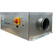 MINIMAX - Caisson d'extraction simple flux pour le tertiaire Ø200 - Laine de verre 25mm