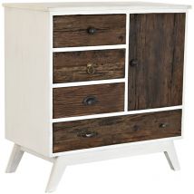 Commode Mangue Métal 72X50X75 Blanc