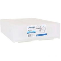 Tontarelli - Bloc-tiroirs modulaire white plastic (29 x 38 x 10,7 cm)