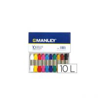 Caja 10 cera blanda de Colores Manley Multicolor - Multicolor