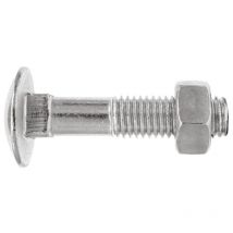 Schachtel mit 50 Schrauben M8x80mm din 603 verzinkt