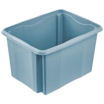 Boîte de rangement avec système de rotation/empilage, 44,5 x 34,5 x 27 cm, 30 l, emil, nordic blue 1051668000000 - Keeeper