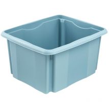 Boîte de rangement avec système de rotation/empilage, 41 x 34,5 x 22 cm, 24 l, emil, nordic blue 1018868000000 - Keeeper