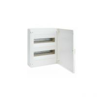 Hager - VS212PE Cuadro eléctrico superficie golf vf con 2 filas 24 módulos opaca blanca+regleta