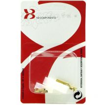 Xb Components - Caja Conectora 2 Conectores 2 Terminales Tipo Faston 6,3mm (en Blister)