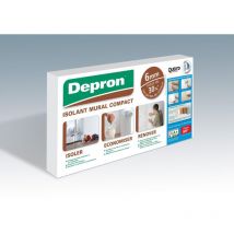 Quelyd - Caja de 10 Placas de poliestireno depron pared interior Espesor 6mm, 1x1m depron