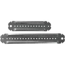 Caja De 50 Colgadores De Acero Galvanizado - Fijaci n Al Techo Y Al Cart n Yeso - Para Listones De Enrasar F45 Y F47 Longitud 200mm