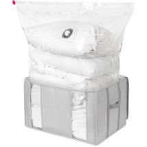 Compactor - Bolsa de vacío granito gris claro Al.33 x L.56 x P.42 cm Centrale Brico