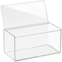 Interdesign - Caja de almacenaje con tapa grande transparente