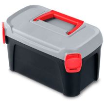 Caja de herramientas Smart 38cm x 23cm x 22cm – Polipropileno – Bisagras ABS – Asa ergonómica – 2 cierres de clic