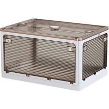 Joybos - Caja de almacenamiento plegable multifuncional - Blanco 40x28,5x23,5 cm