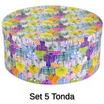 Vacchetti - Caja de cartón de 1-5 camisas redondas cmø40,5h17,8