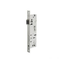 Caja de cerradura con cilindro de perfil L57/A42/EA92 THIRARD placa frontal reversible de acero inoxidable sin rodillo - sin intercambiabilidad 1/2T