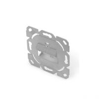 Enchufe para módulo Keystone - 2 puertos - Ángulo de 45° - Diseñable - Sin marco/bisel - Gris - Digitus
