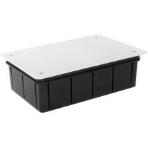 Caja de empotrar 160x100x50mm + Tapa Blanca con Tornillos