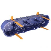 Caja Mecanismos Empotrar 4 Mecanismos 281x68x46mm Solera