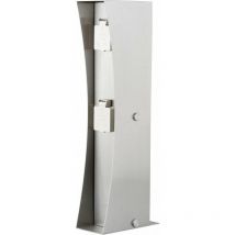 Ledino - Pasos de acero inoxidable 4A D4 Conexión al aire libre (por 4)