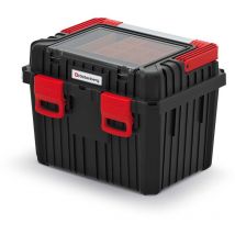 Kistenberg - Caja de herramientas Heavy - Negro / Rojo