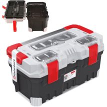 Caja de herramientas KTIPA – Polipropileno – Con 3 bandejas y 1 compartimento – Ergonomía y funcionalidad
