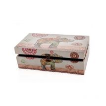 Caja etnica rectangular - 29X15X8 cm