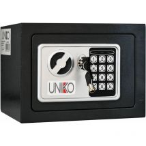 Uniko - Caja Fuerte Electrónica Móvil 17E Alp 17 x 23 x 17 Cm (Externa)
