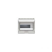Hager - Cuadro estanco Vector VE110E, IP55, 1 fila, 10M, puerta transparente