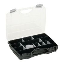 Vinmer - Caja de surtido W460xD350xH81mm máx.25 compartimentos 21 separadores sueltos