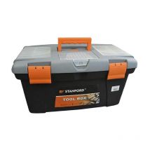 Stanford - caja herramientas 33x15cm c/departamentos , Caja de herramientas Altura: 13 cm Longitud: 34 cm Anchura: 20 cm Caja para herramientas de